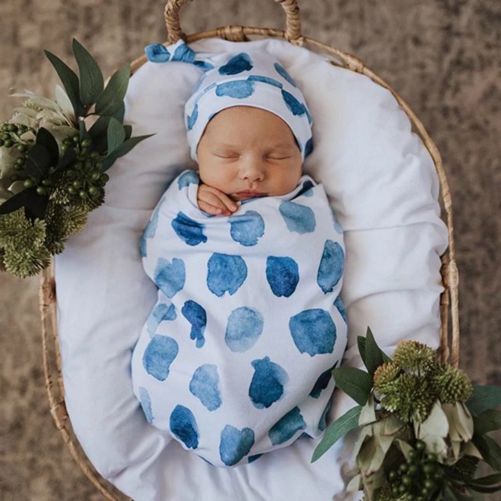 multi options Newborn 2-piece SLEEPING Bag/Cap Set